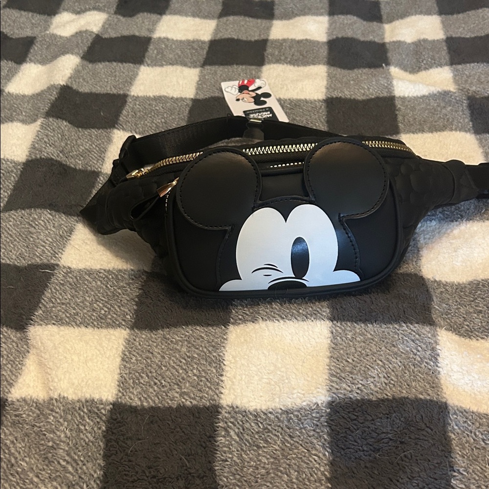 Disney Black and White Mickey Mouse Belt Bag